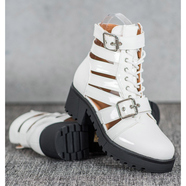 Seastar Lackerade modestövlar vit 1