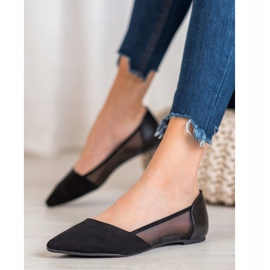 Evento Ballerinor med mesh svart 1