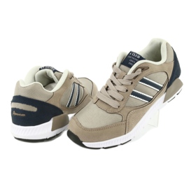 Barns beige sportskor American Club BS10 4