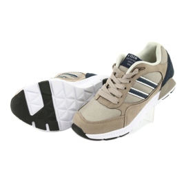 Barns beige sportskor American Club BS10 5