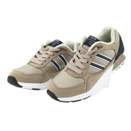 Barns beige sportskor American Club BS10 3