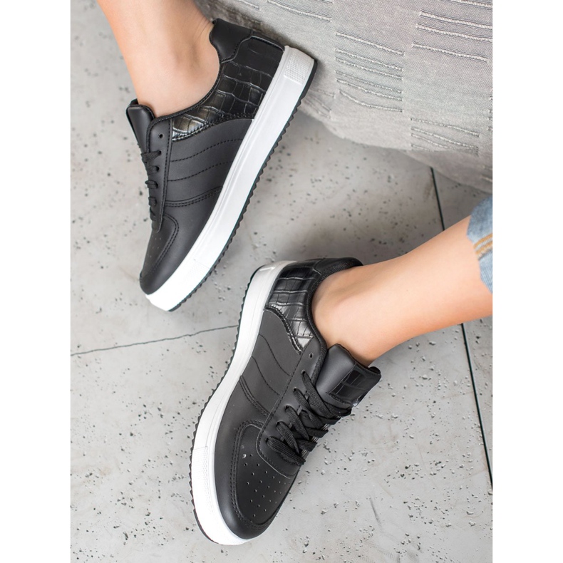 SHELOVET Snygga skor på plattformen svart 2