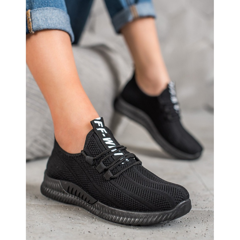 SHELOVET Svarta Openwork -skor 2