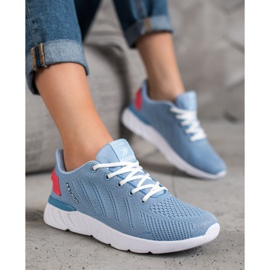 Ax Boxing Lätta Openwork -sportskor blå 1