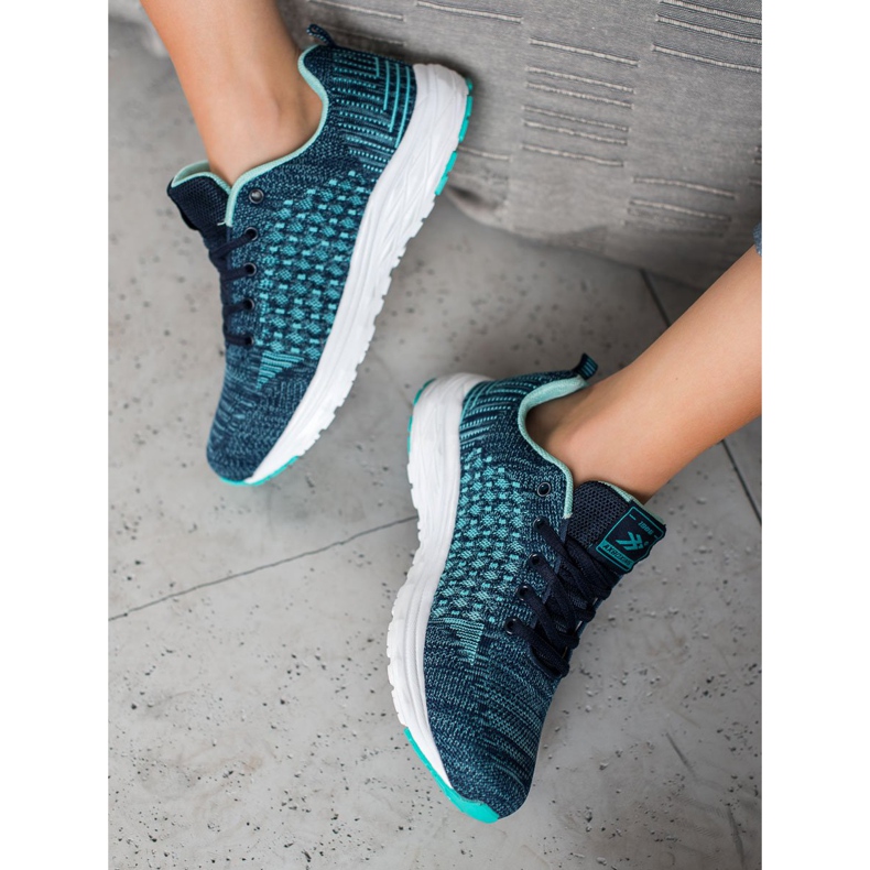 Ax Boxing Sportskor med mesh blå 2