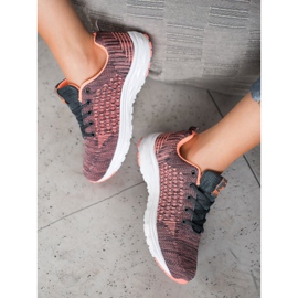 Ax Boxing Sportskor med mesh rosa 2