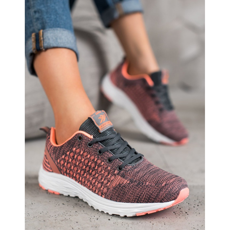 Ax Boxing Sportskor med mesh rosa 1