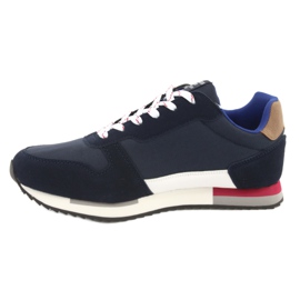 American Club RH12 lätta sneakers vit marinblå 2