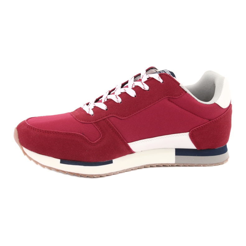 American Club RH12 lätta sneakers vit brun röd 2