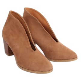 Övergångsstövlar med klyva NS128P Camel brun 3