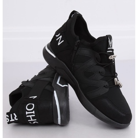 Svart NB358P All Black sportskor 1