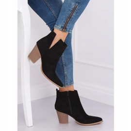 Svarta stövlar på övergångssvart ZE03P Svart 2