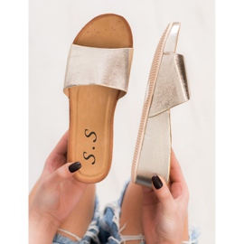 SHELOVET Snygga kil tofflor gul 1