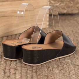 SHELOVET Snygga kil tofflor svart 1