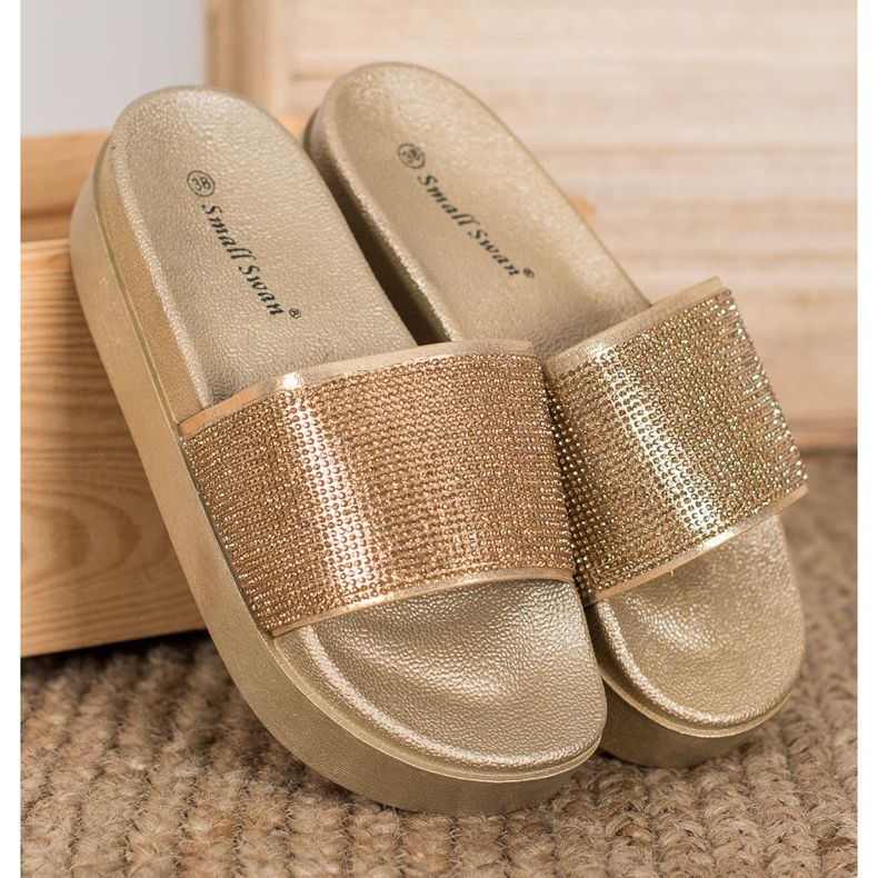 SHELOVET Tofflor På Plattformen gul 1