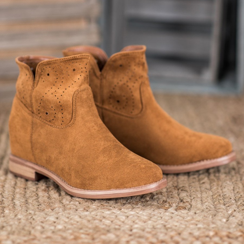 Seastar Stövlar med öppet mönster brun 1