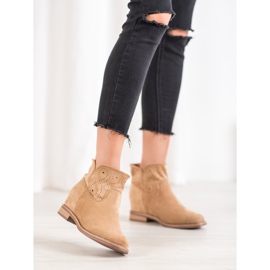 Seastar Stövlar med öppet mönster brun 2