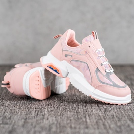 SHELOVET Sportskor på plattformen rosa 1