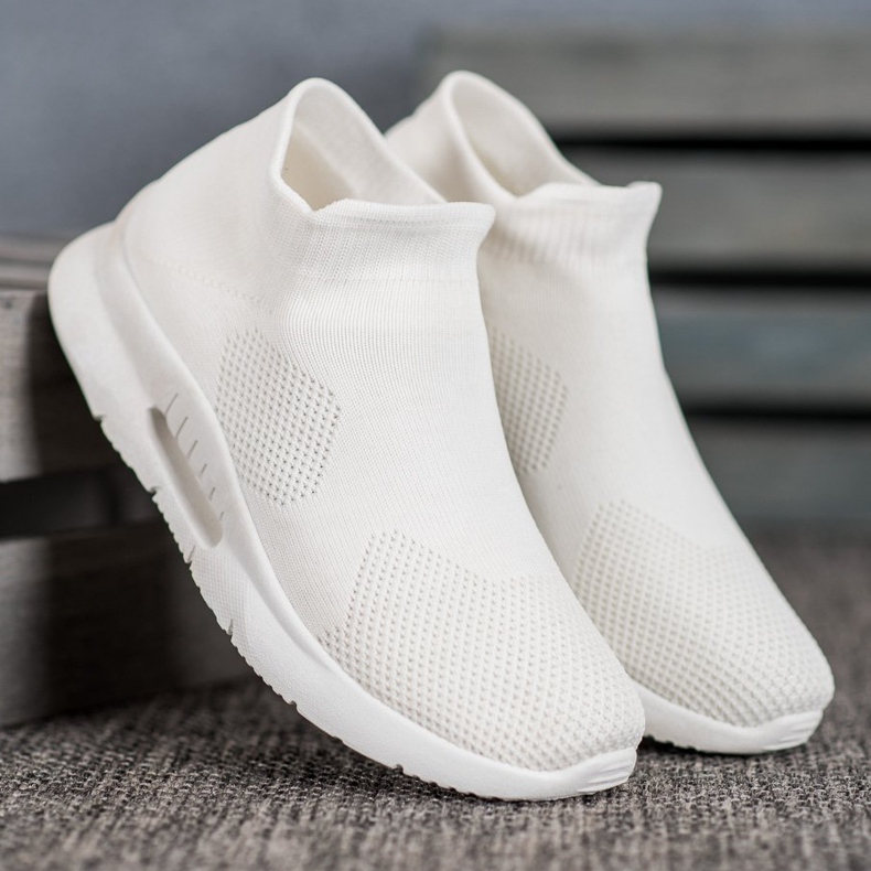 SHELOVET Textil Slip On Shoes vit 2