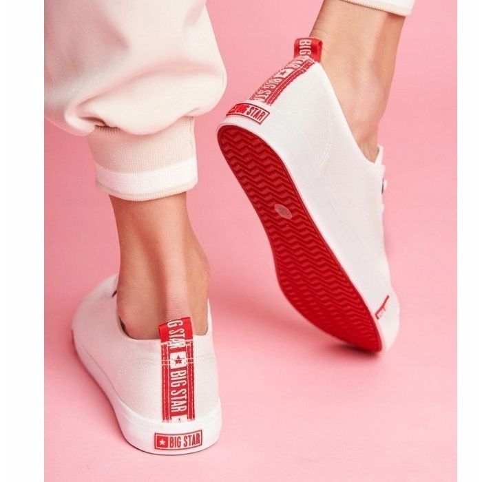 Vita damskor sneakers Big Star FF274087 2