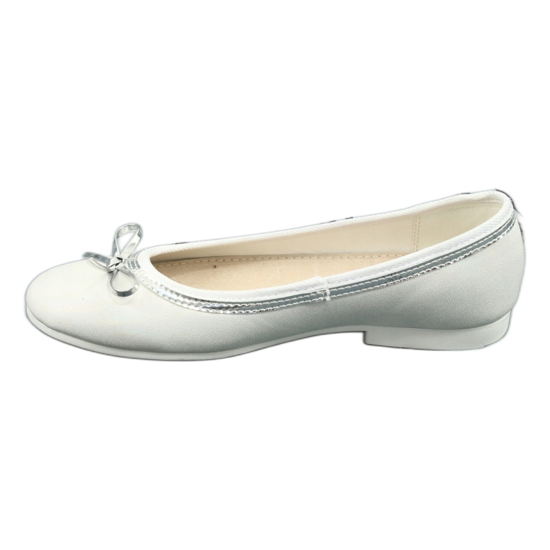 Ballerinor med rosett vit pärla American Club GC29 / 19 mångfärgad 1