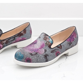 Klassiska svarta blommiga jazzskor ZQ630-1 mångfärgad 1