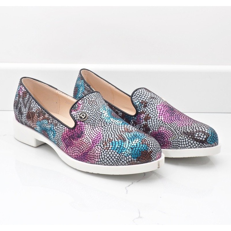 Klassiska svarta blommiga jazzskor ZQ630-1 mångfärgad 2