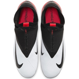 Nike Phantom Vsn 2 Academy Df FG / MG M CD4156-106 fotbollsskor svart vit 1