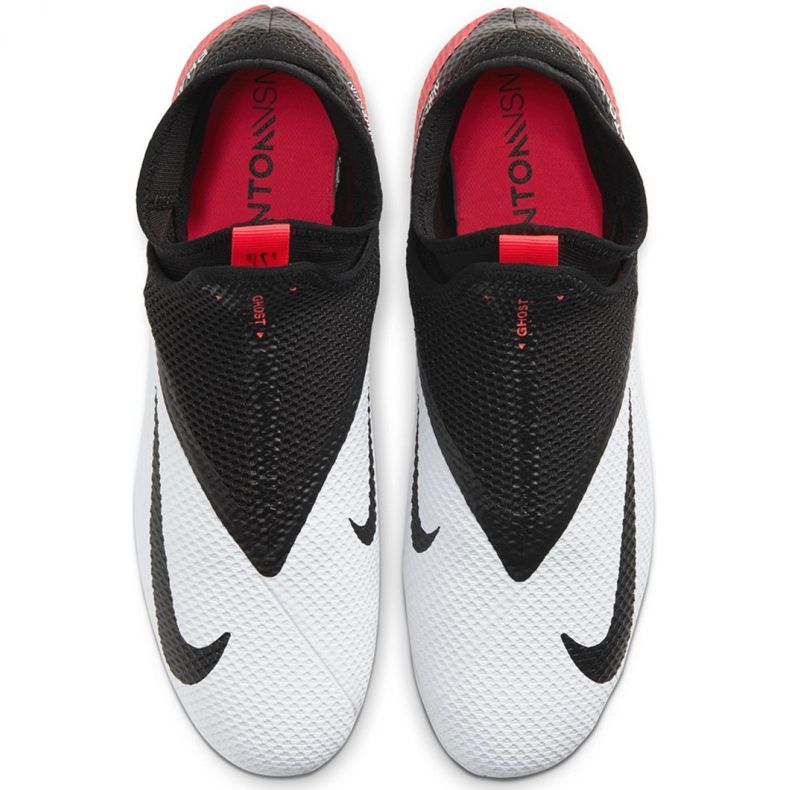 Nike Phantom Vsn 2 Academy Df FG / MG M CD4156-106 fotbollsskor svart vit 1