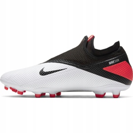 Nike Phantom Vsn 2 Academy Df FG / MG M CD4156-106 fotbollsskor svart vit 2