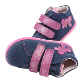 Mazurek 264 MOTOR -NAVY/PINK BUTTERFLY SOOTS blå 6