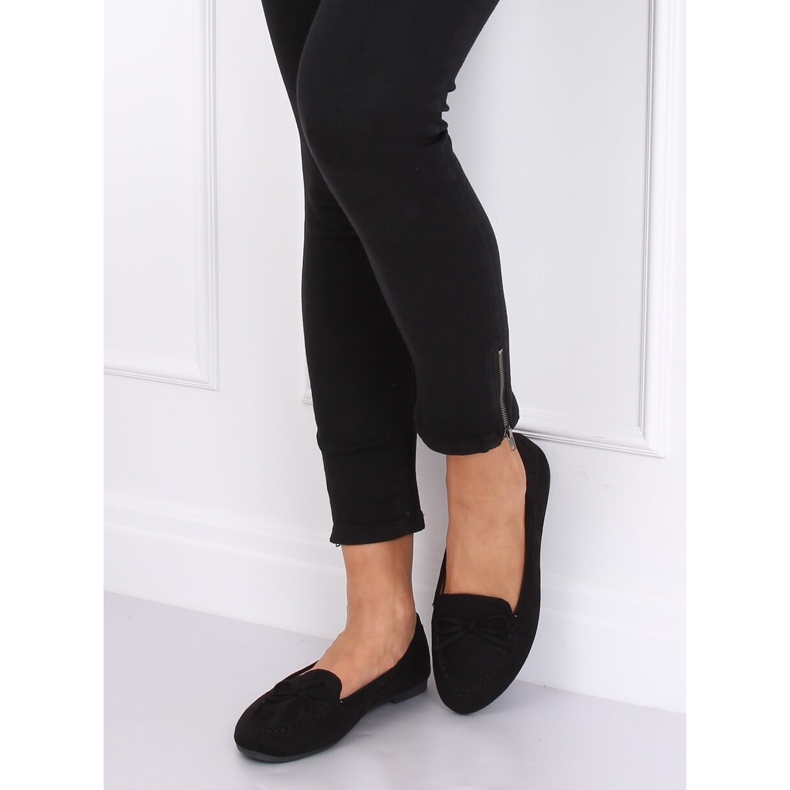 Svarta damloafers 9F127 Svart 1