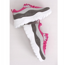 Flerfärgade 902-3 gråa sportskor rosa mångfärgad 1