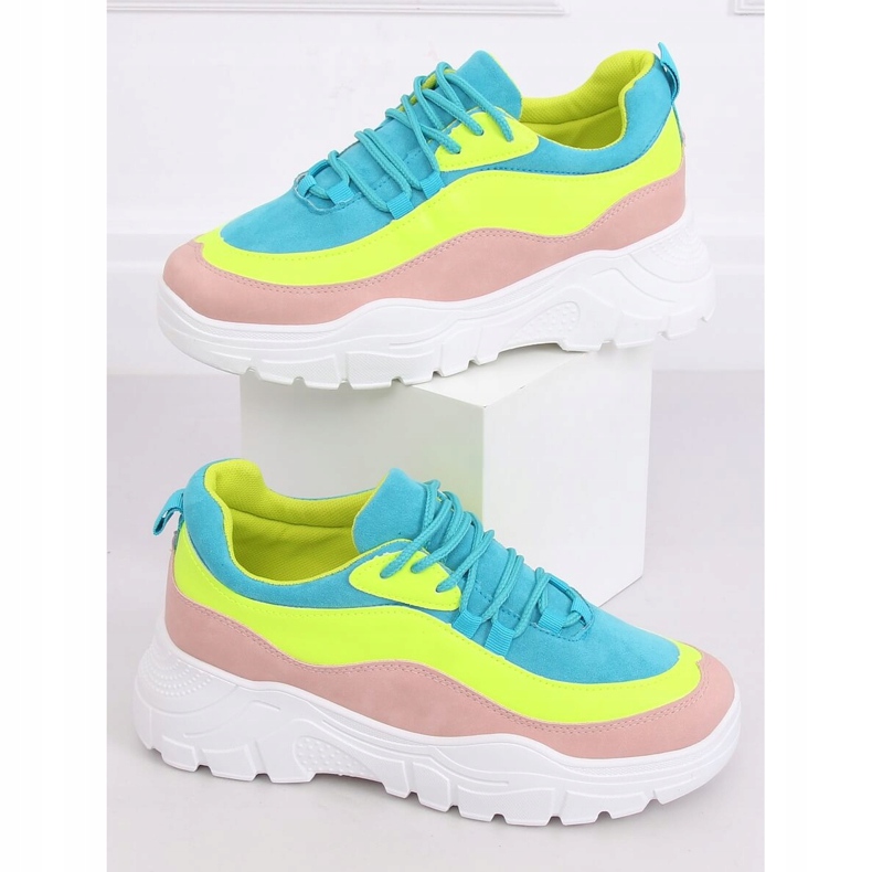 Flerfärgade sportskor 902-3 Rosa mångfärgad 1