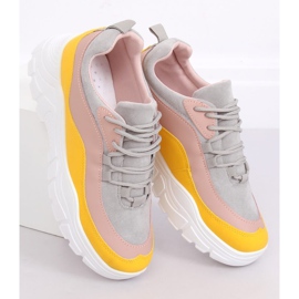 Flerfärgade 902-3 gula sportskor mångfärgad 1