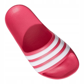 Adidas Adilette Aqua K Jr EF1749 tofflor rosa rosa 1