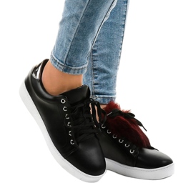 Klassiska svarta sneakers 68-41 1