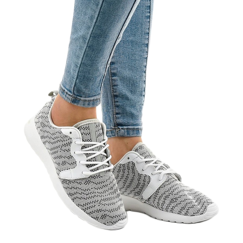 Vita sportskor för kvinnor 7-6875C mångfärgad 1