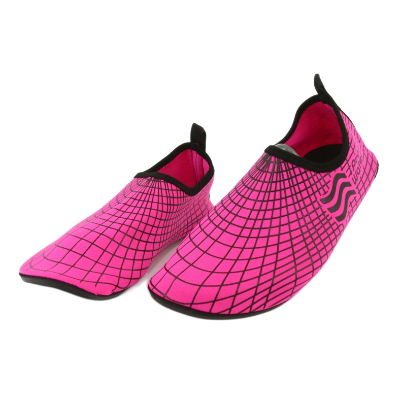 ProWater neopron stövlar för vatten rosor och lila 3