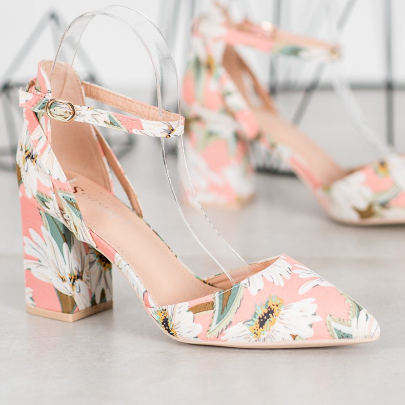 Seastar Pumpar med blommor rosa mångfärgad 1