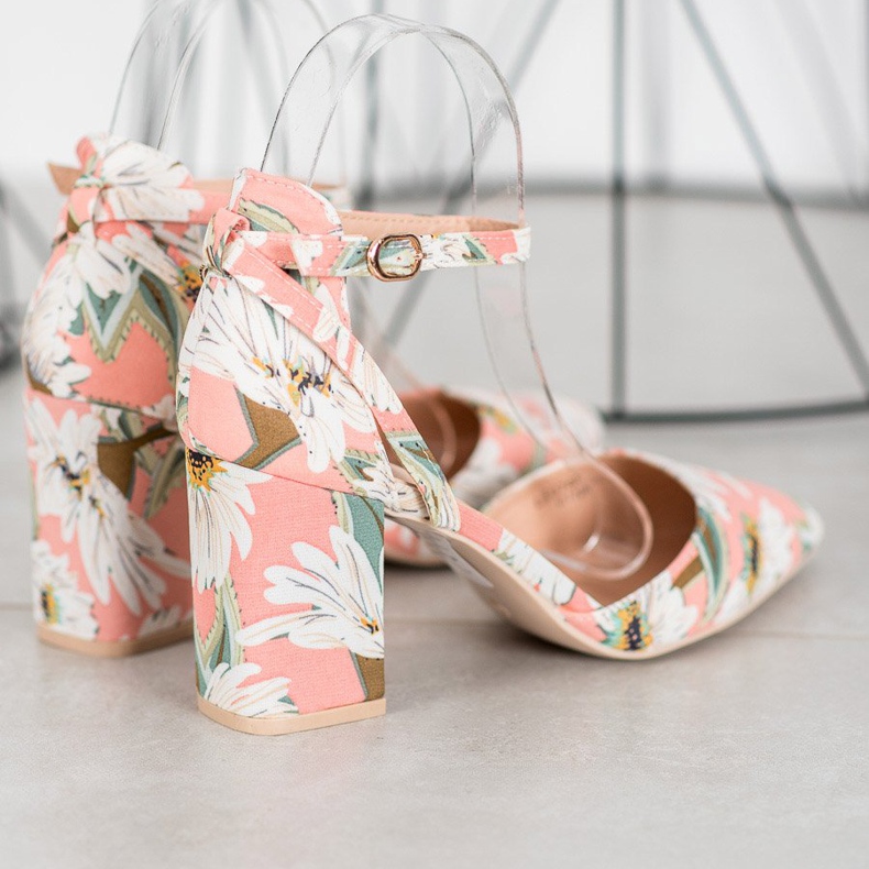 Seastar Pumpar med blommor rosa mångfärgad 2