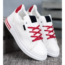 SHELOVET Trendiga vita sportskor 1