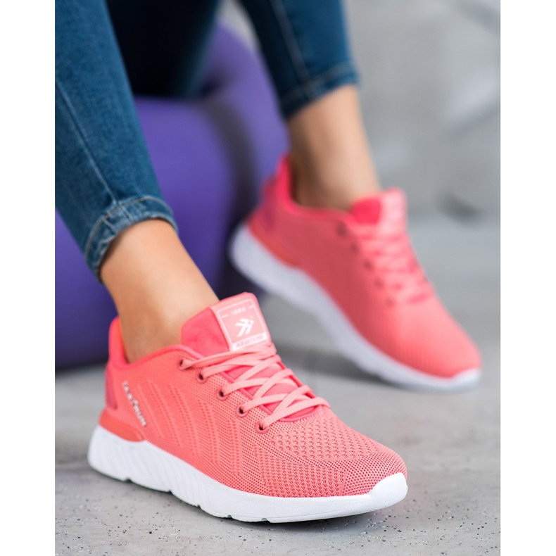 Ax Boxing Lätta Openwork -sportskor rosa 1
