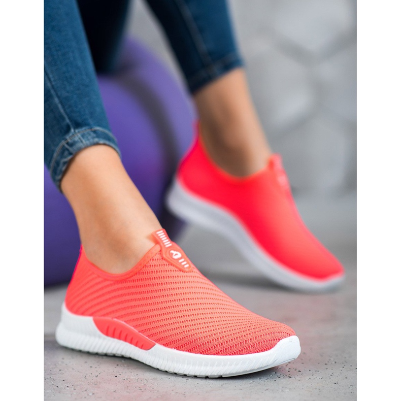 SHELOVET Slip-on sportskor rosa 1