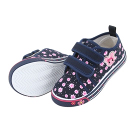 Atletico daisy kardborre sneakers marinblå rosa 4
