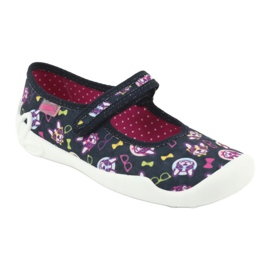 Befado barnskor 114Y359 marinblå rosa mångfärgad 1