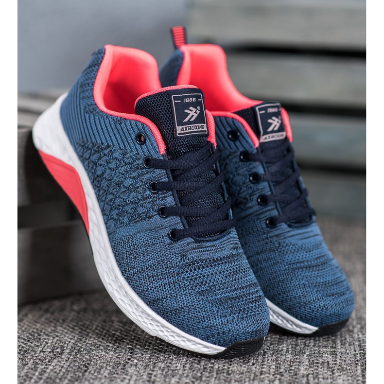 Ax Boxing Textil sportskor blå 2