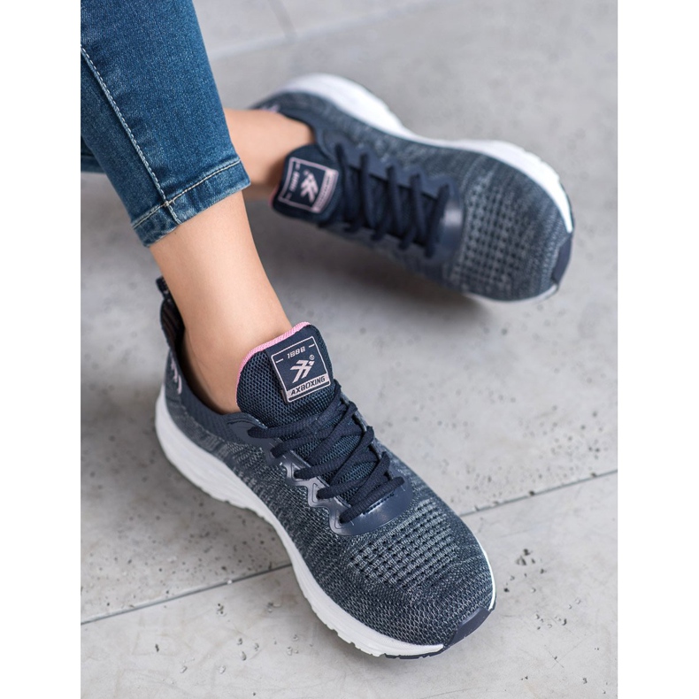 Ax Boxing Lätta textilskor blå 1