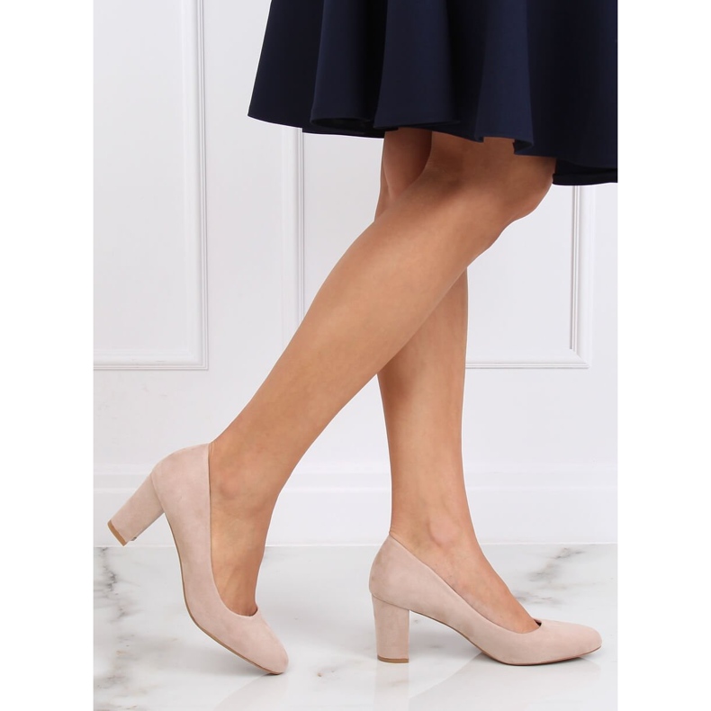 Beige höga klackar 535 Beige 1