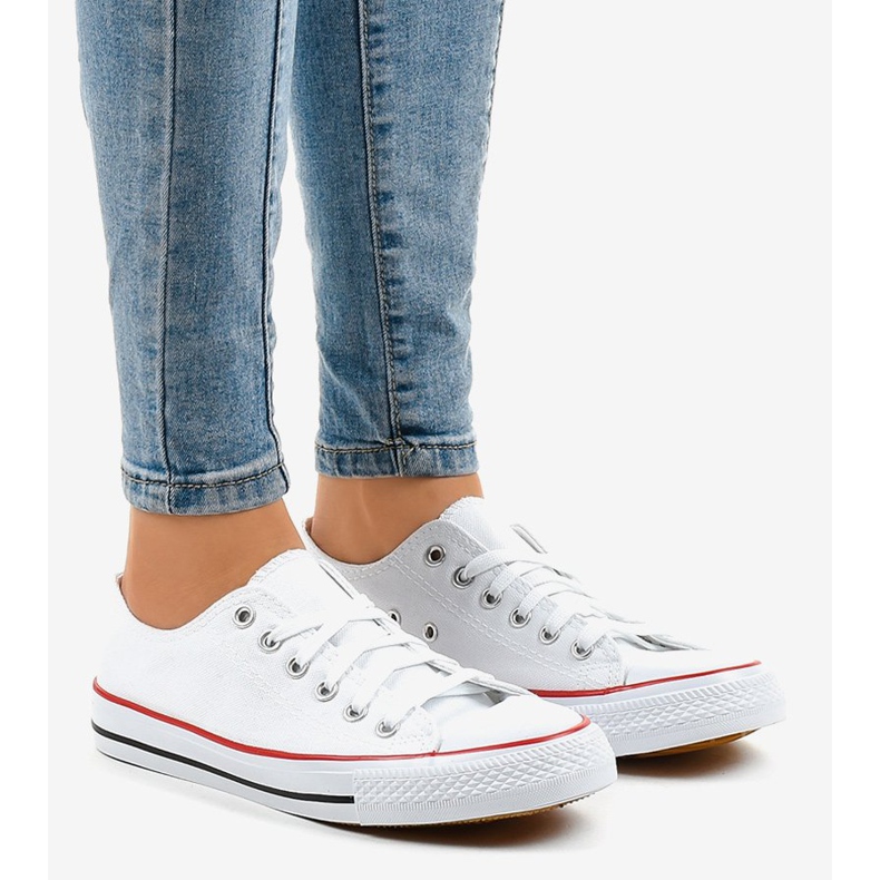 Klassiska vita damskor ZC-2 1